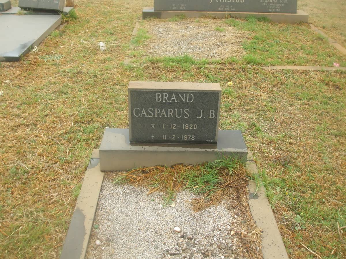 BRAND Casparus J.B. 1920-1978