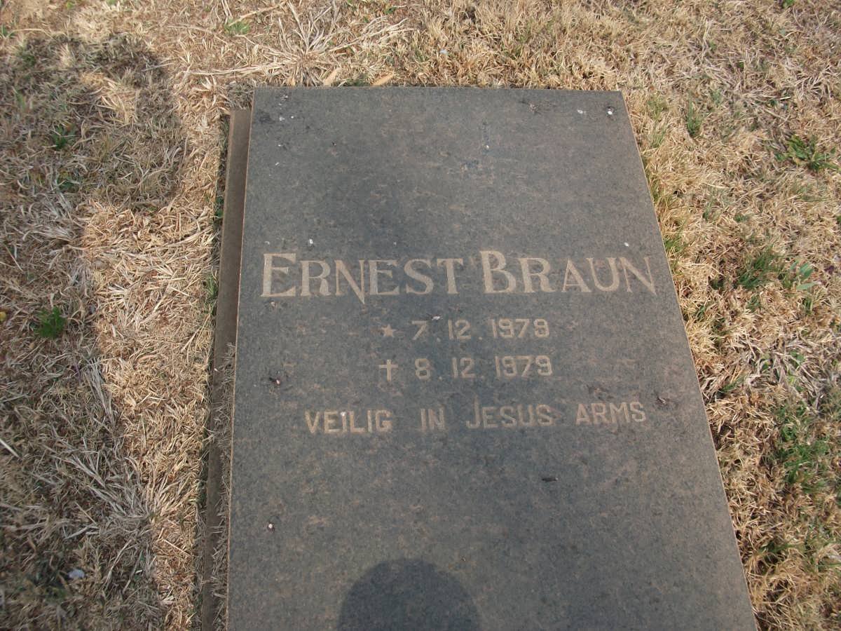 BRAUN Ernest 1979-1979