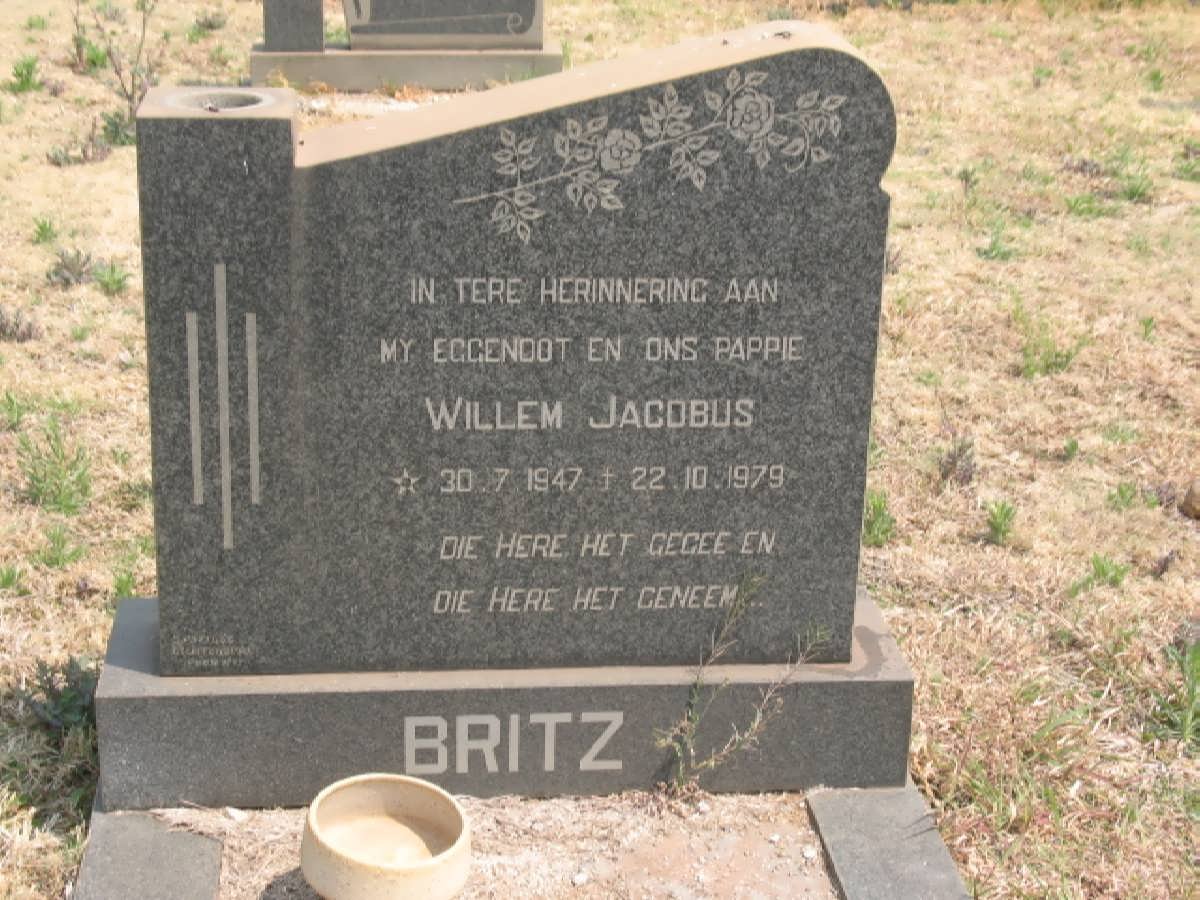 BRITZ Willem Jacobus 1947-1979