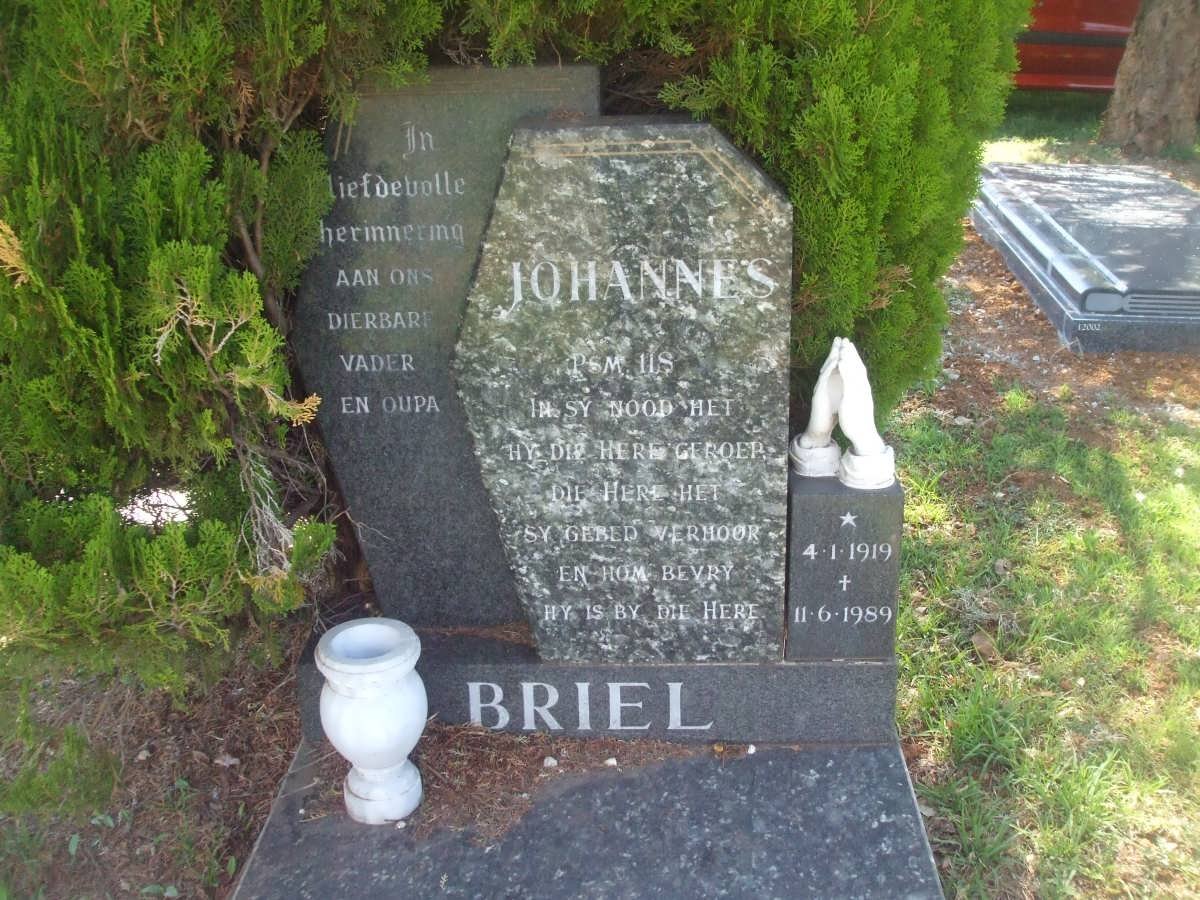 BRIEL Johannes 1919-19889