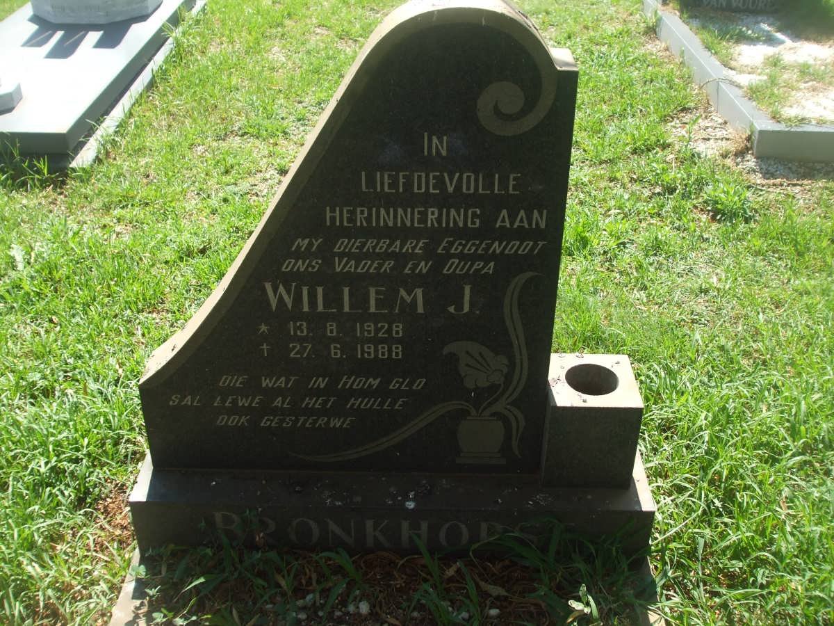 BRONKHORST Willem J. 1928-1988