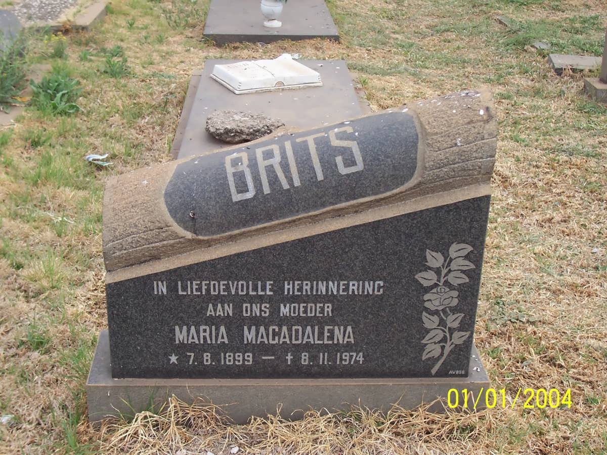 BRITS Maria Magdalena 1899-1974
