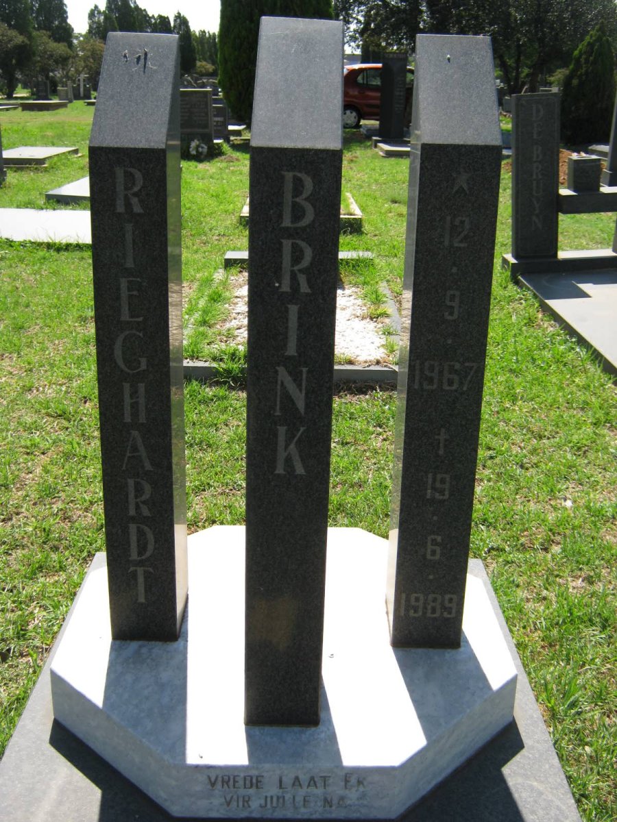 BRINK Rieghardt 1967-1989