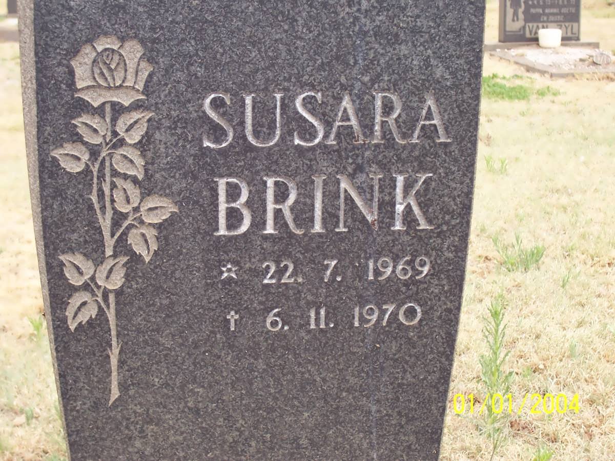 BRINK Susara 1969-1970