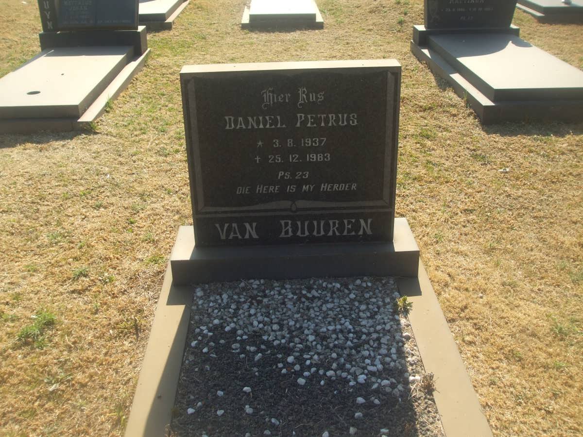 BUUREN Daniel Petrus, van 1937-1983
