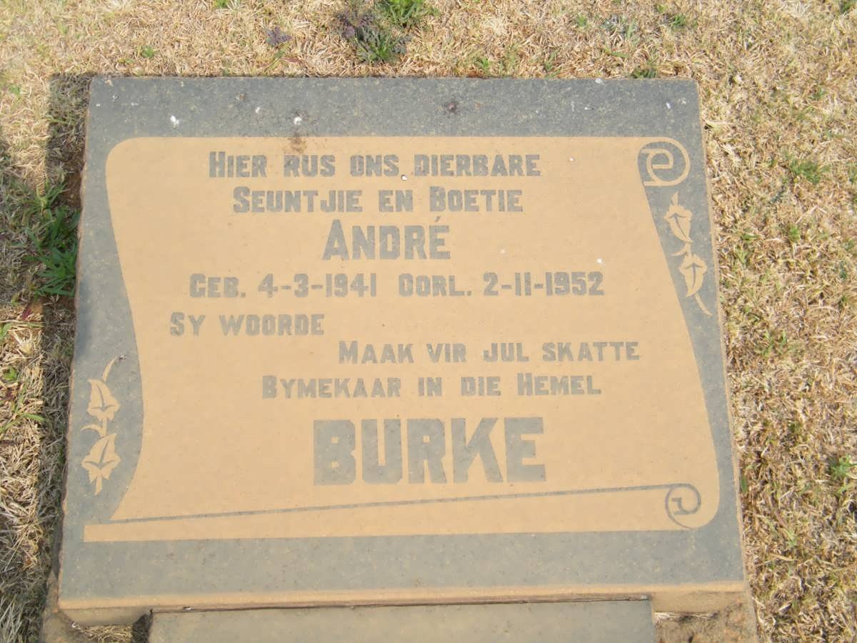 BURKE André 1941-1952