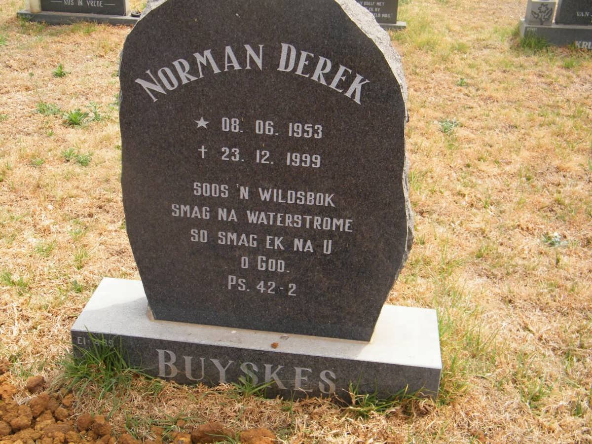 BUYSKES Norman Derek 1953-1999