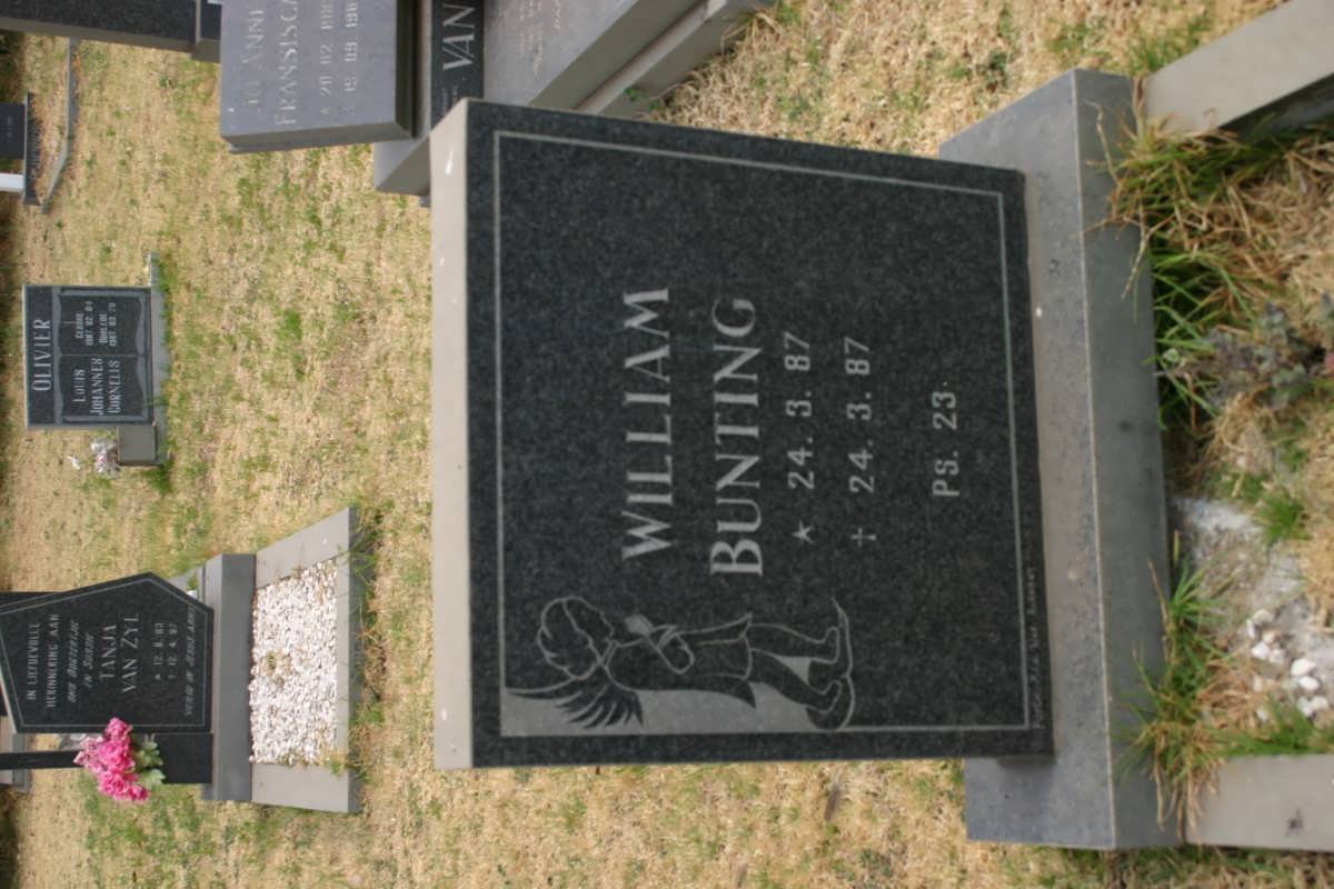 BUNTING William 1987-1987