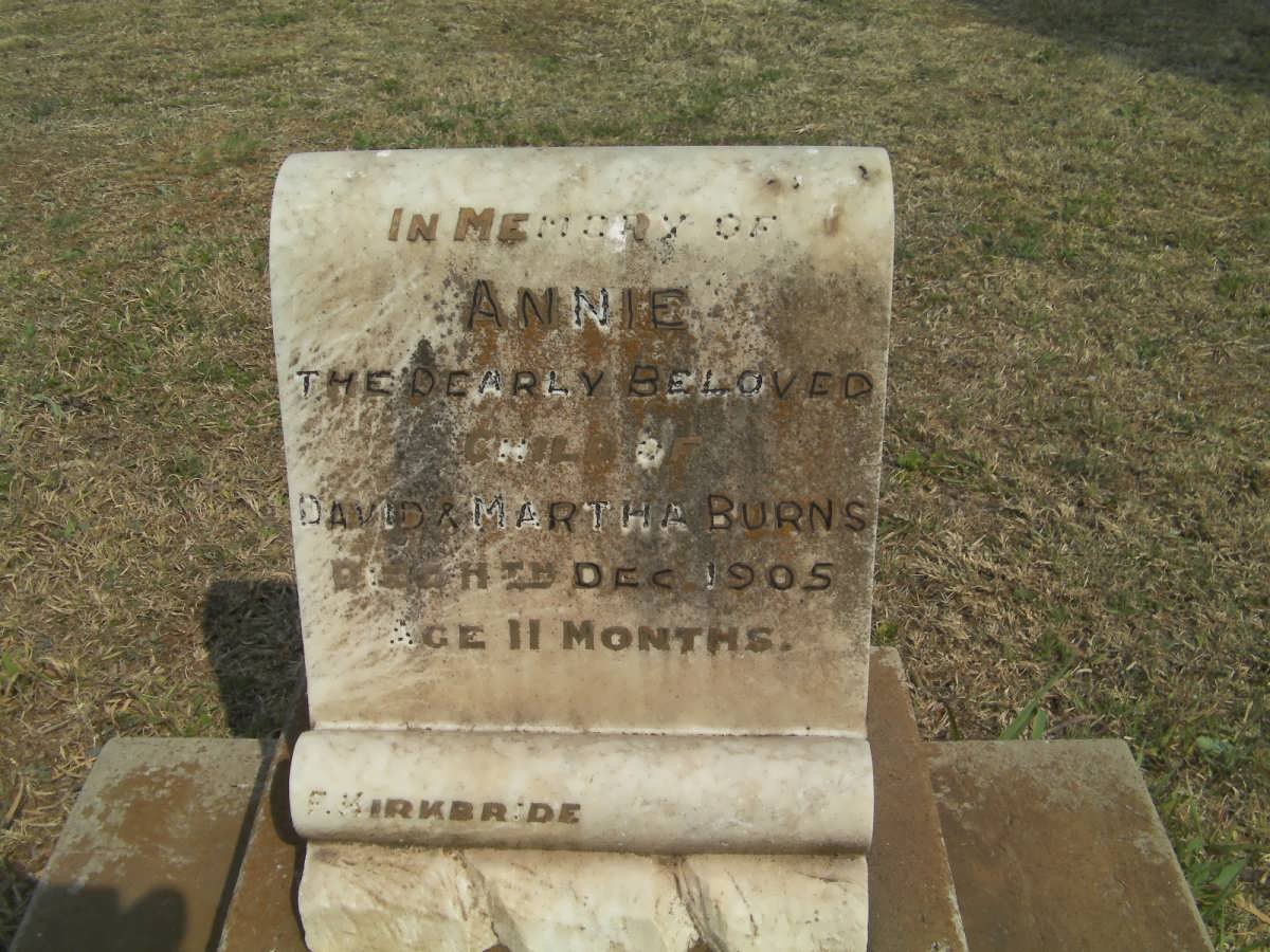 BURNS Annie -1905