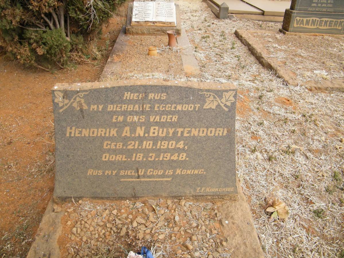 BUYTENDORP Hendrik A.N. 1904-1948