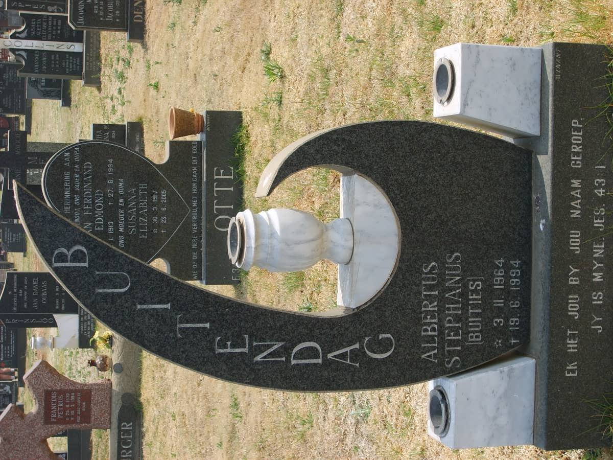 BUITENDAG Albertus Stephanus 1964-1994