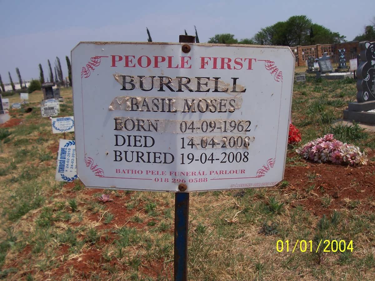 BURRELL Basil Moses 1962-2008