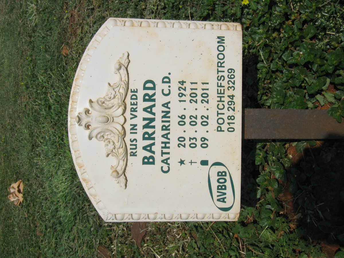 BARNARD Catharina C.D. 1924-2011