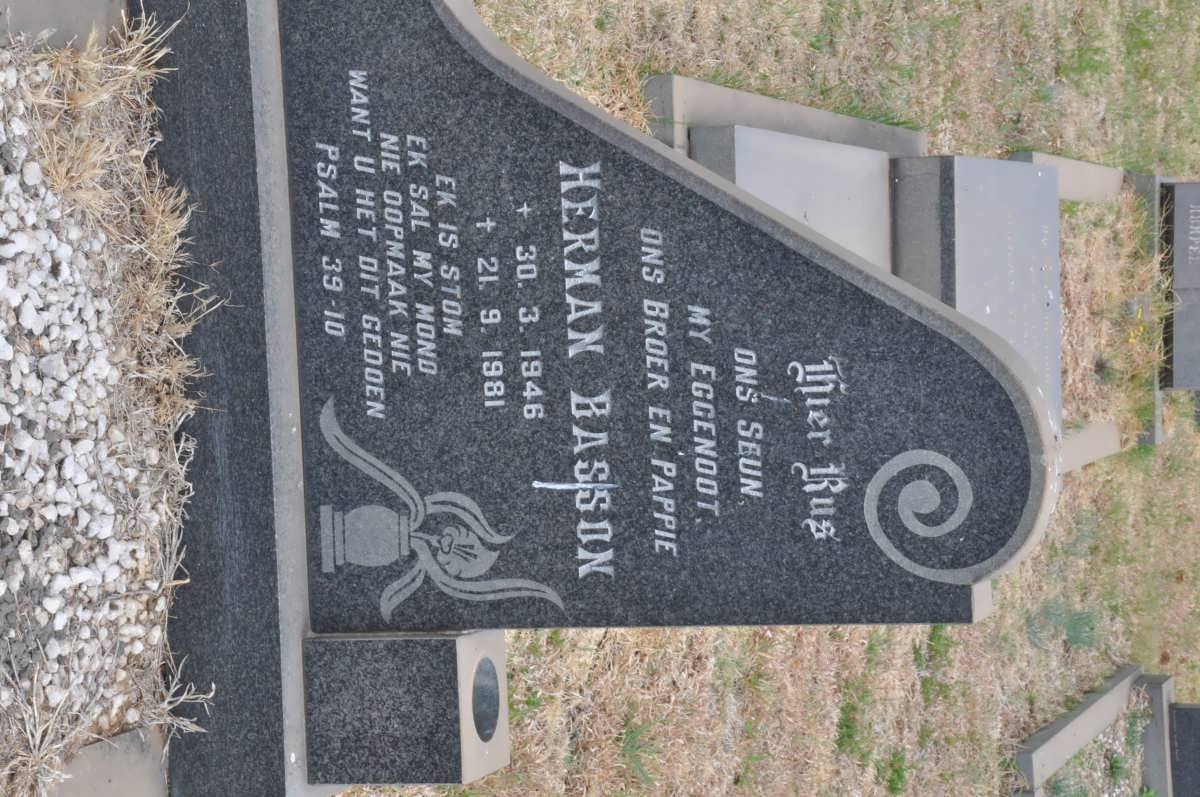 BASSON Herman 1946-1981
