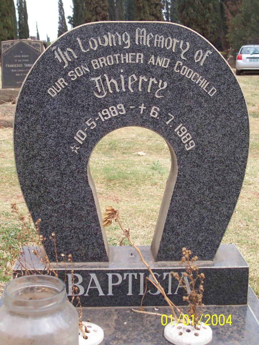 BAPTISTA Thierry 1989-1989