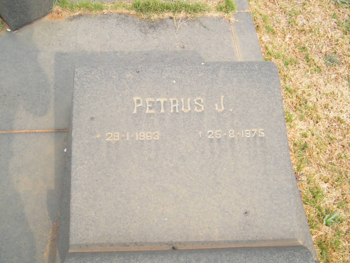 BASSON Petrus J. 1963-1975