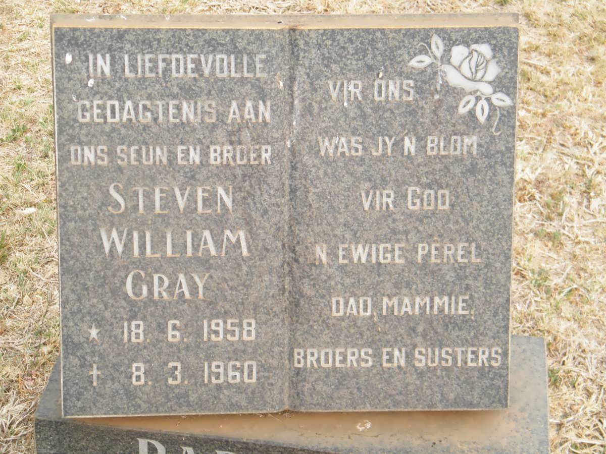 BARTLETT Steven William Gray 1958-1960