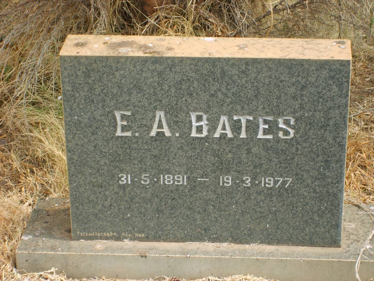 BATES E.A. 1891-1977