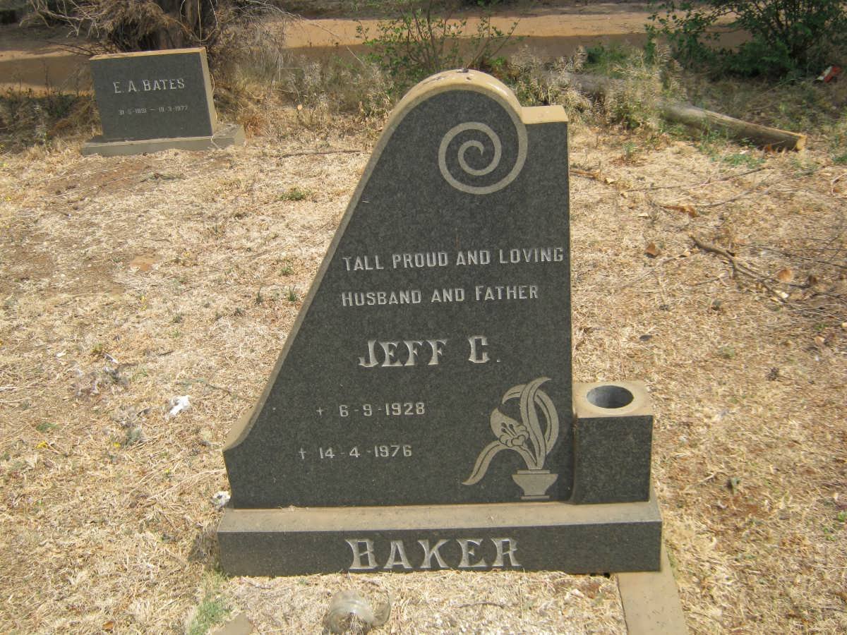 BAKER Jeff C. 1928-1976