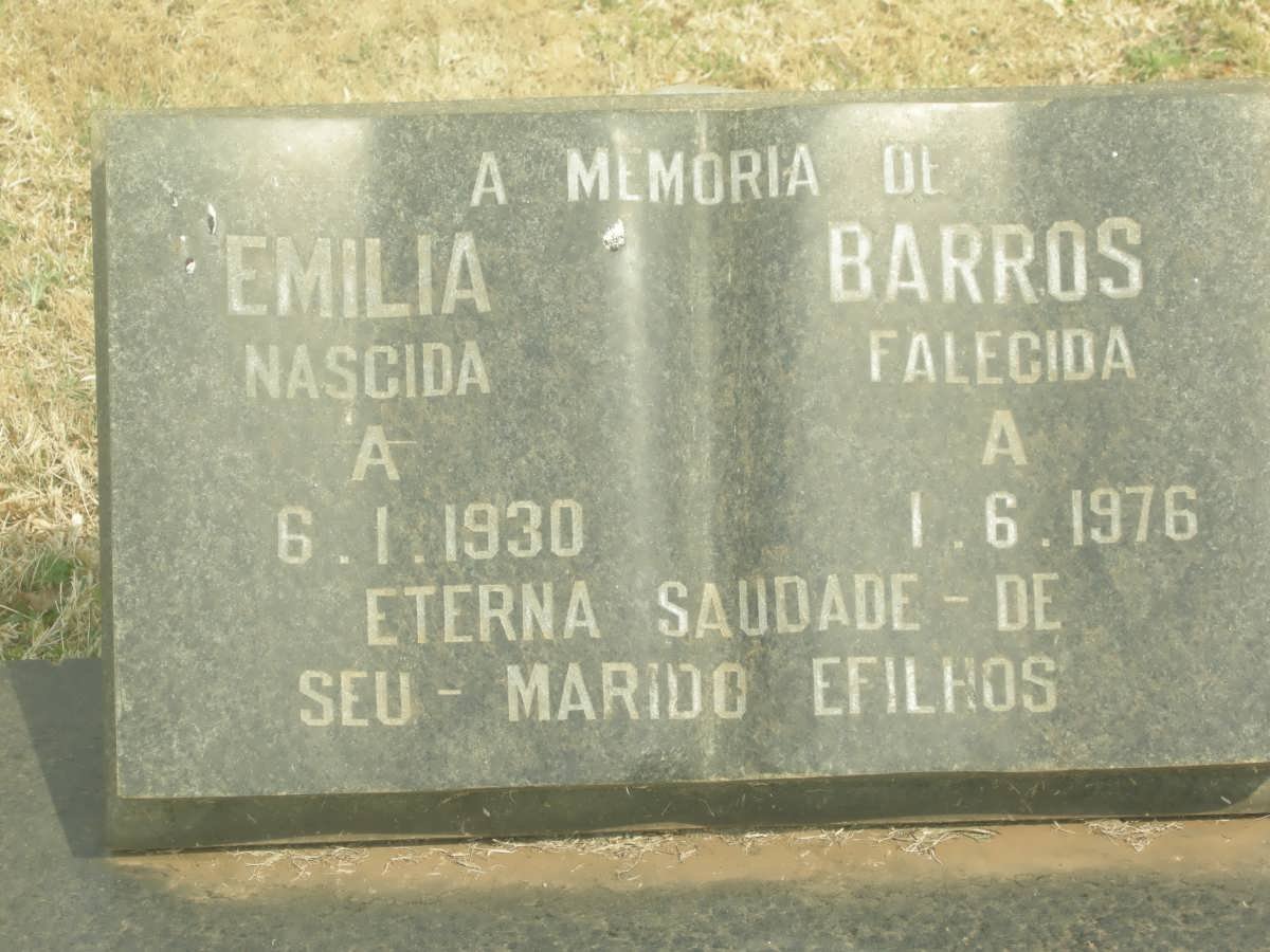 BARROS Emilia 1930-1976