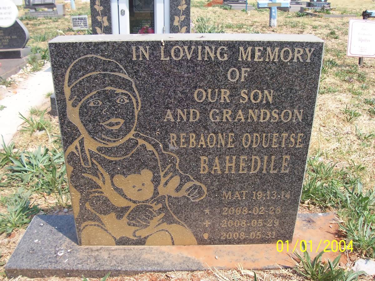 BAHEDILE Rebaone Oduetse 2008-2008