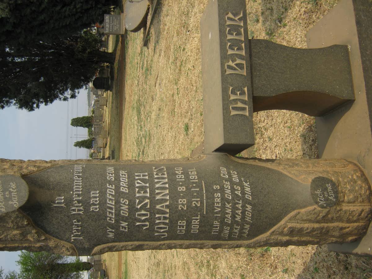 BEER Joseph Johannes, de 1940-1961