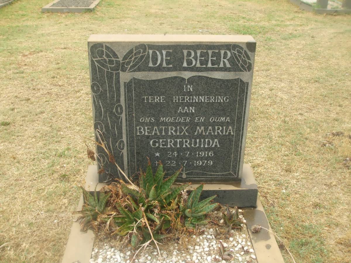 BEER Beatrix Maria Gertruida, de 1916-1979
