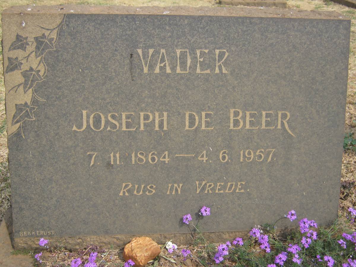BEER Joseph, de 1864-1957
