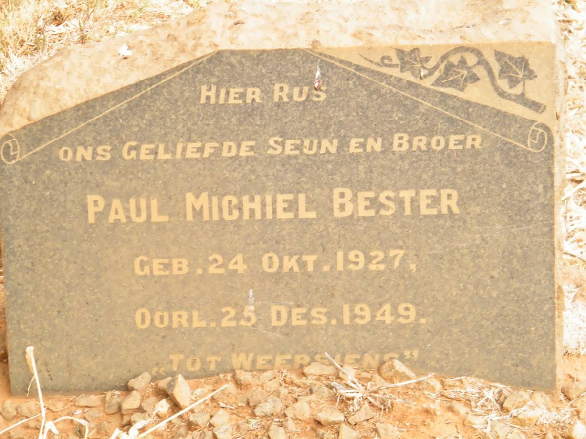 BESTER Paul Michiel 1927-1949
