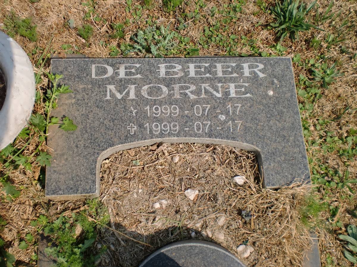 BEER Morné, de 1999-1999