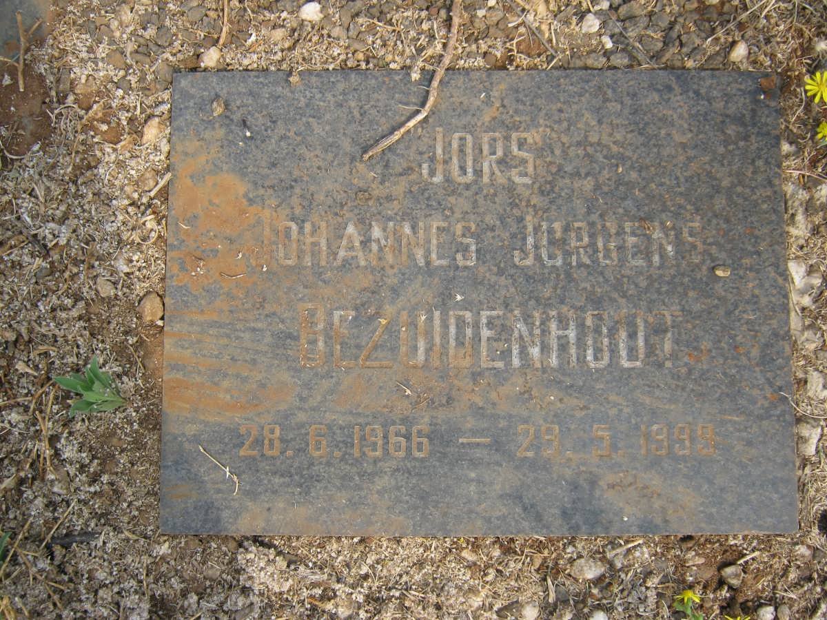 BEZUIDENHOUT Jors Johannes Jurgens 1966-1999