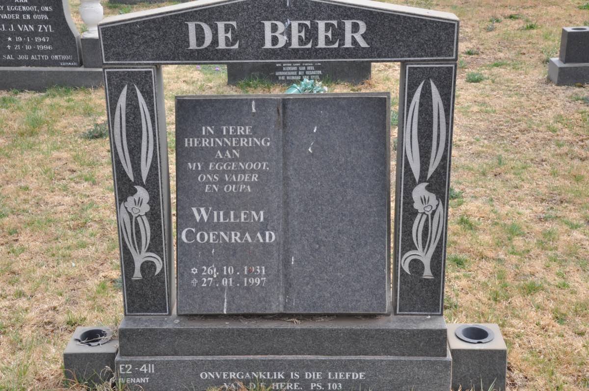 BEER Willem Coenraad, de 1931-1997