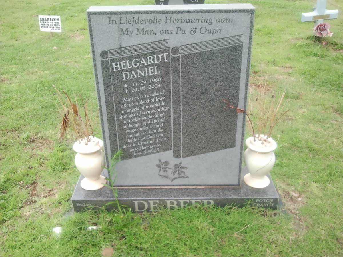 BEER Helgardt Daniel, de 1960-2008