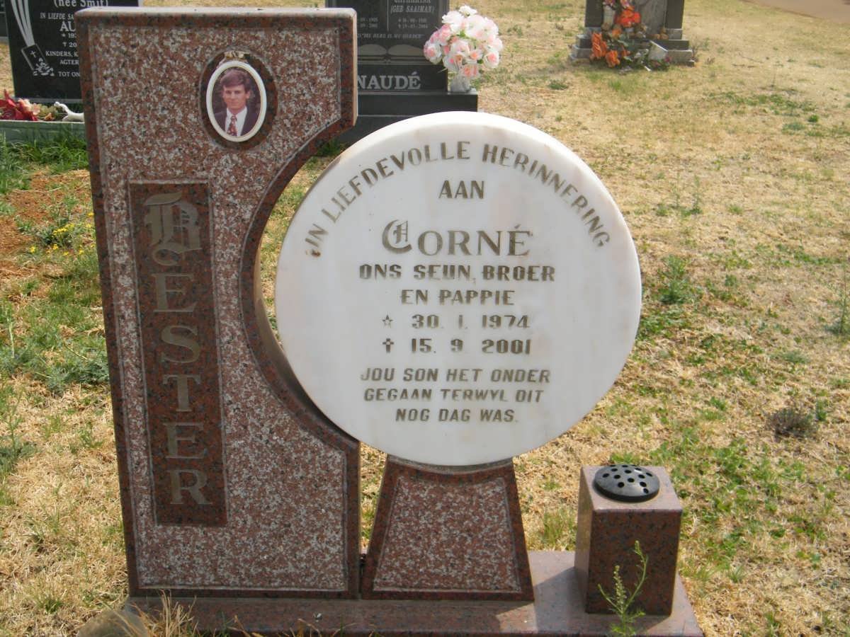 BESTER Corné 1974-2001