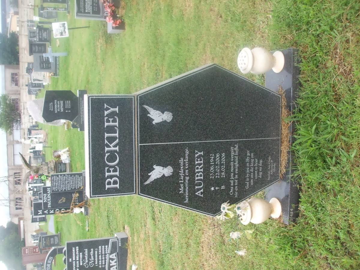 BECKLEY Aubrey 1942-2006