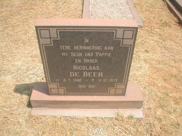 BEER Nicolaas, de 1942-1975