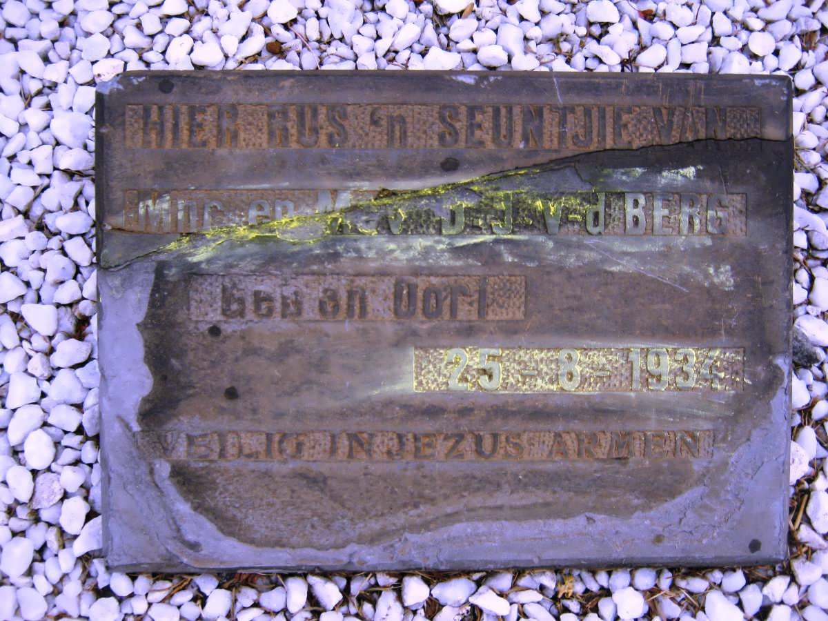 BERG ?, v.d. 1934-1934