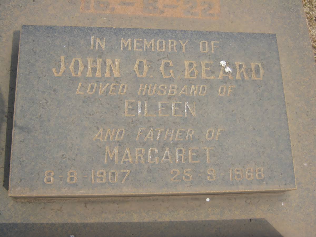 BEARD John O.G. 1907-1968