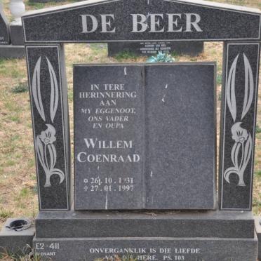 BEER Willem Coenraad, de 1931-1997