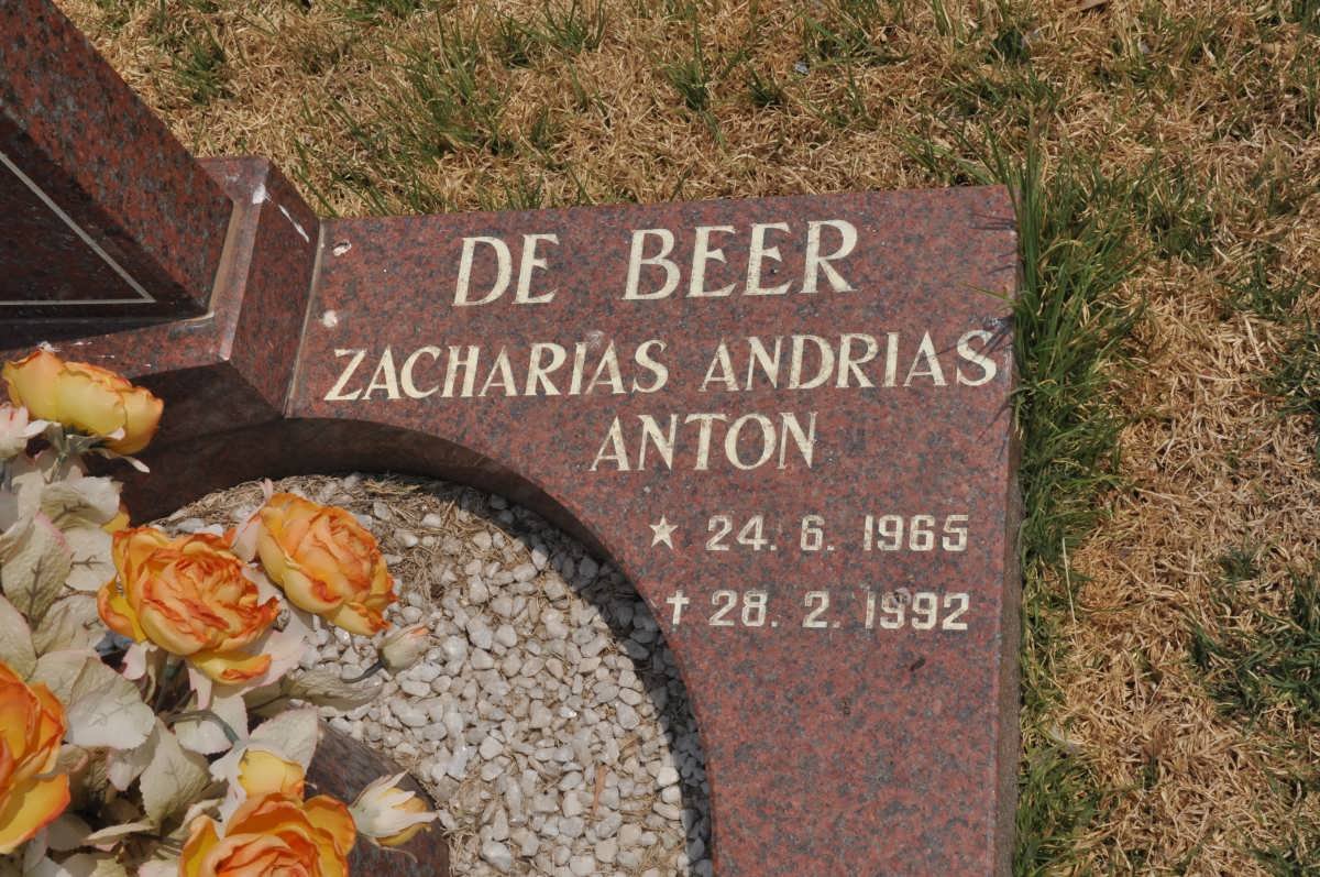 BEER Zacharias Andrias Anton, de 1965-1992
