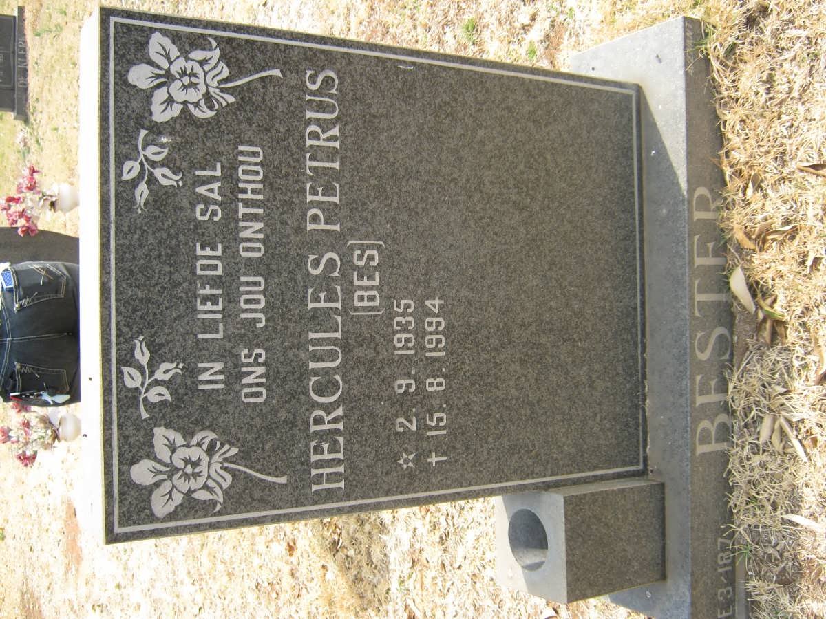 BESTER Hercules Petrus 1935-1994