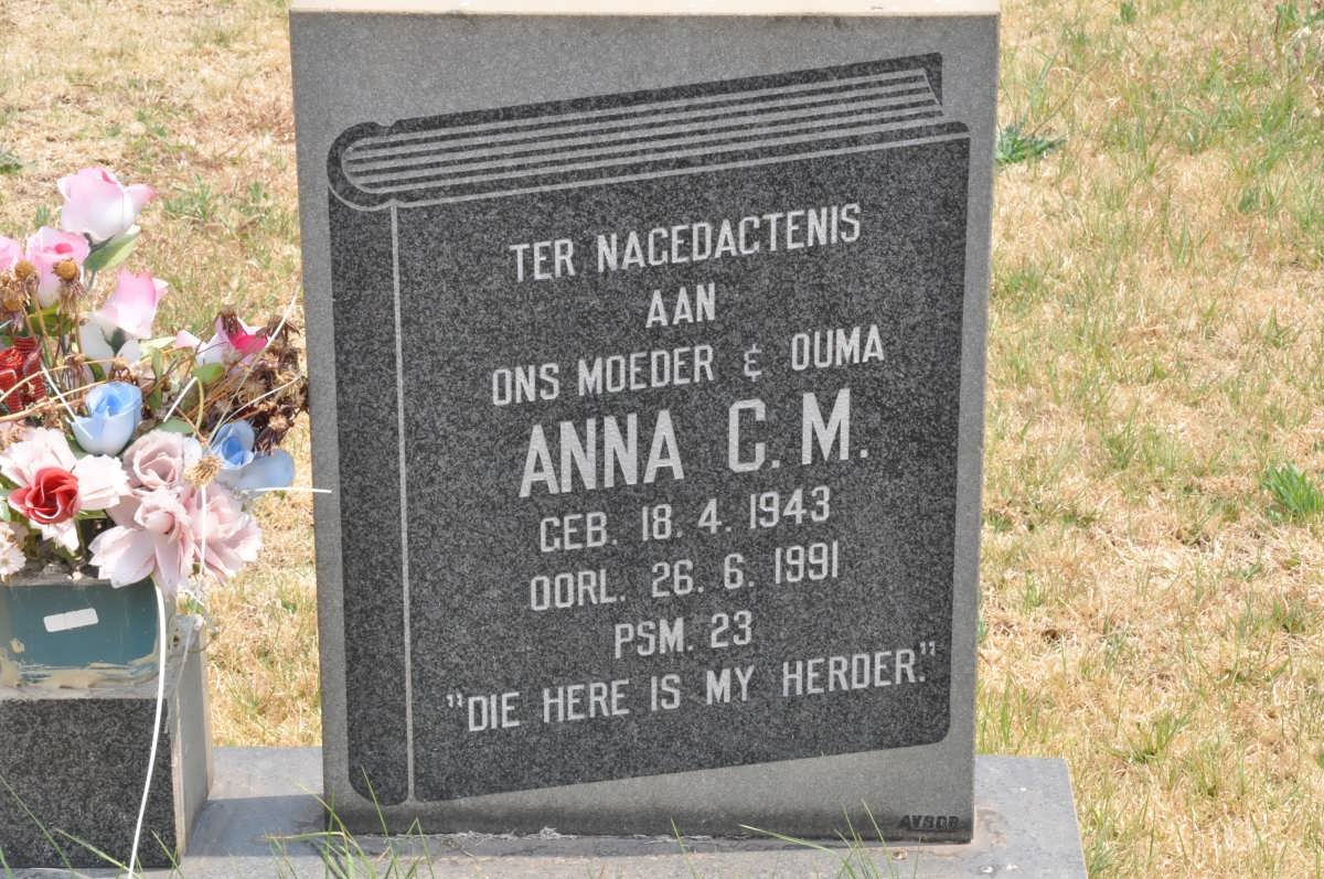BEER Anna C.M., de 1943-1991