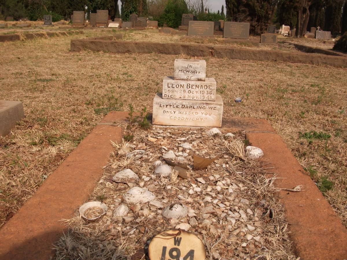 BENADE Leon 1936-1941