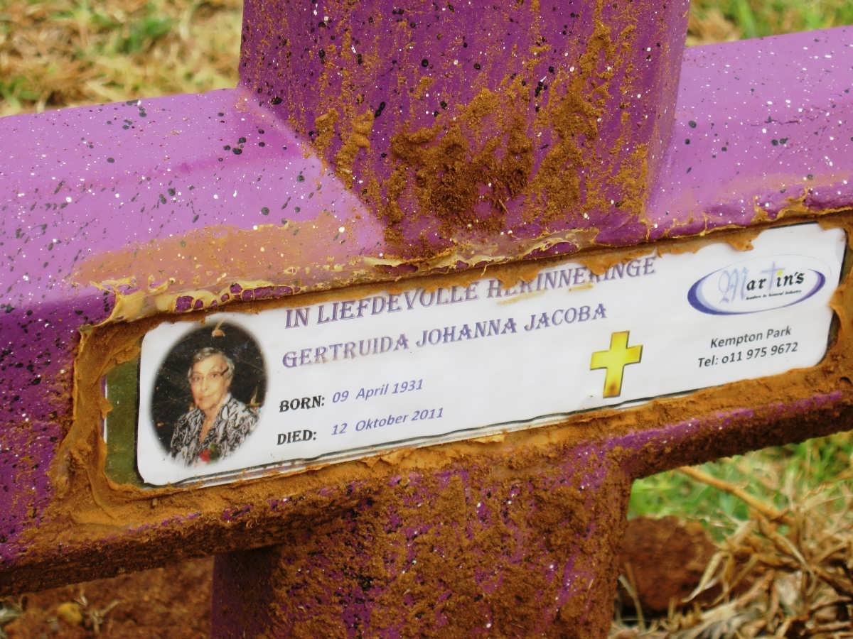 BILJON Gertruida Johanna Jacoba, van 1932-2011
