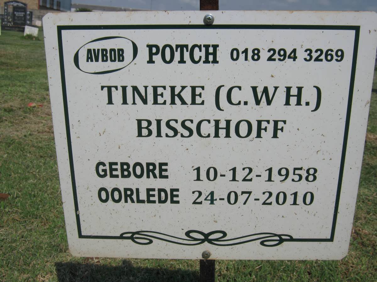 BISSCHOFF C.W.H. 1958-2010