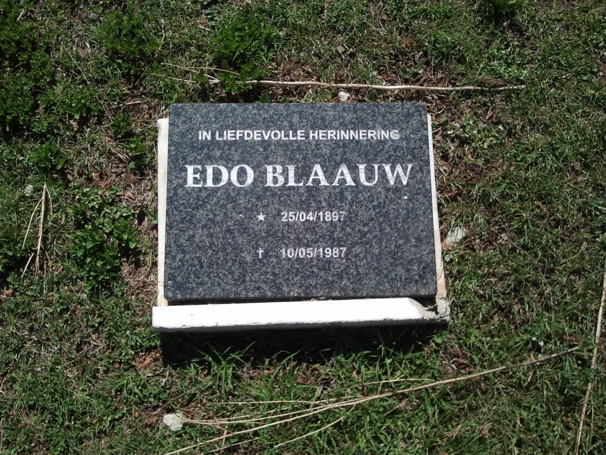 BLAAUW Edo 1897-1987