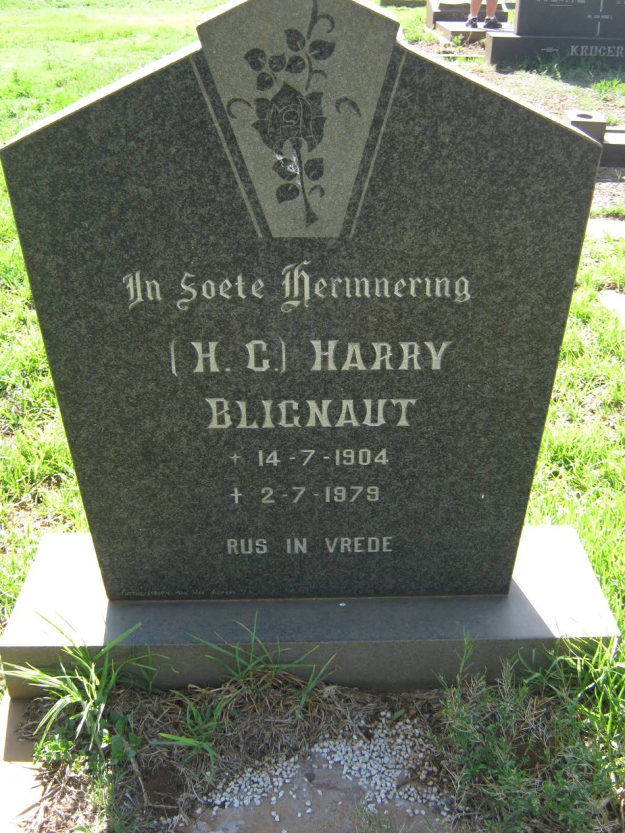 BLIGNAUT H.C. 1904-1979