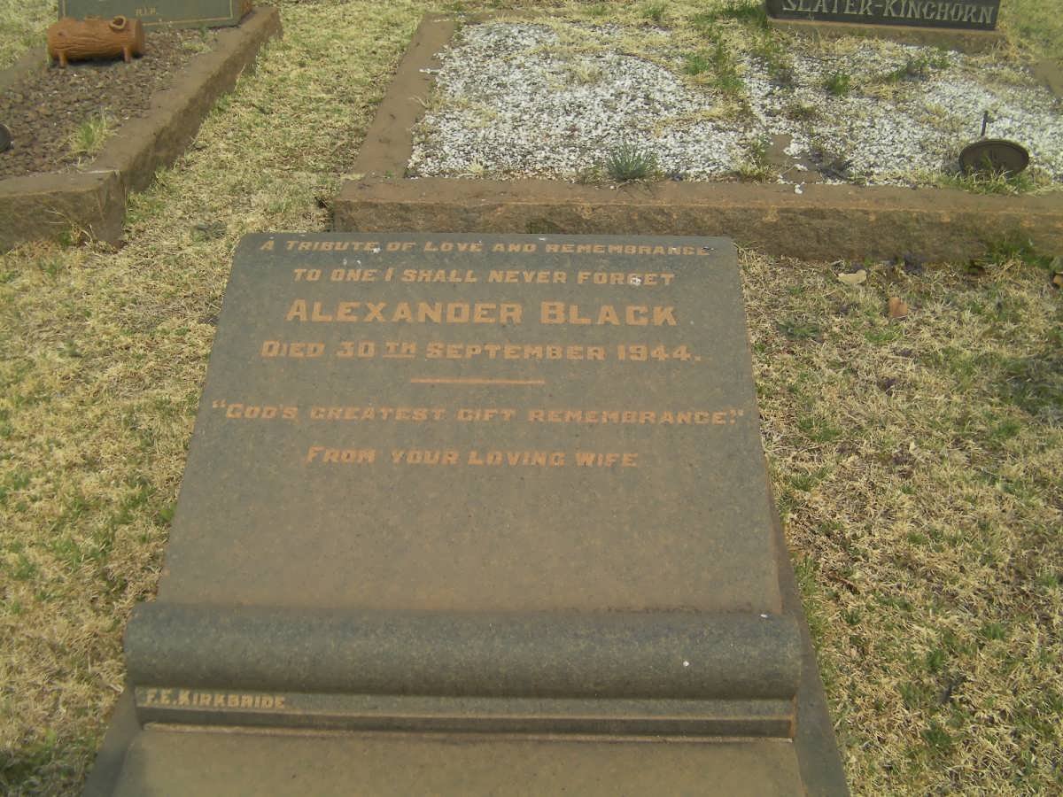 BLACK Alexander -1944