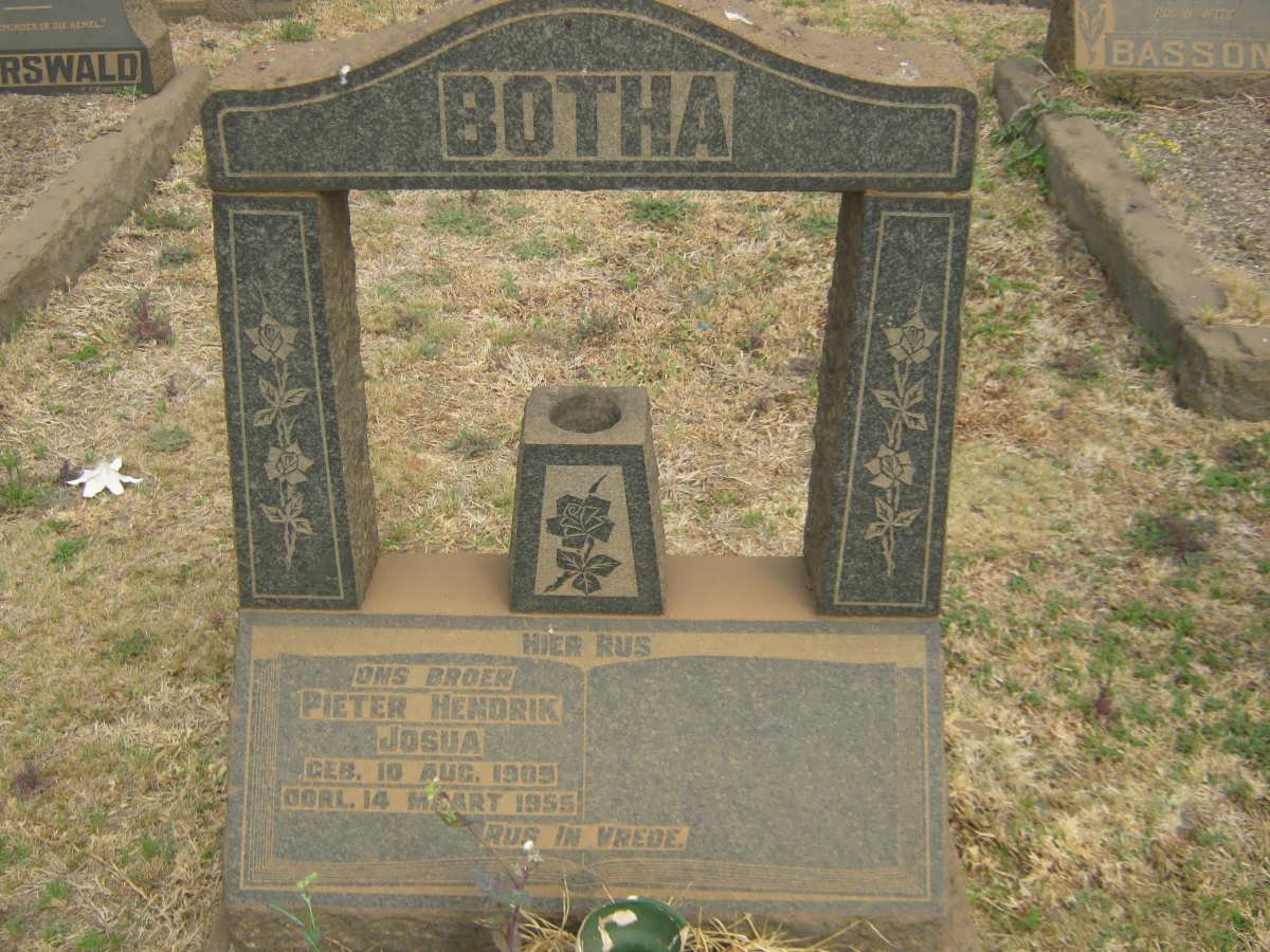 BOTHA Pieter Hendrik Josua 1909-1955