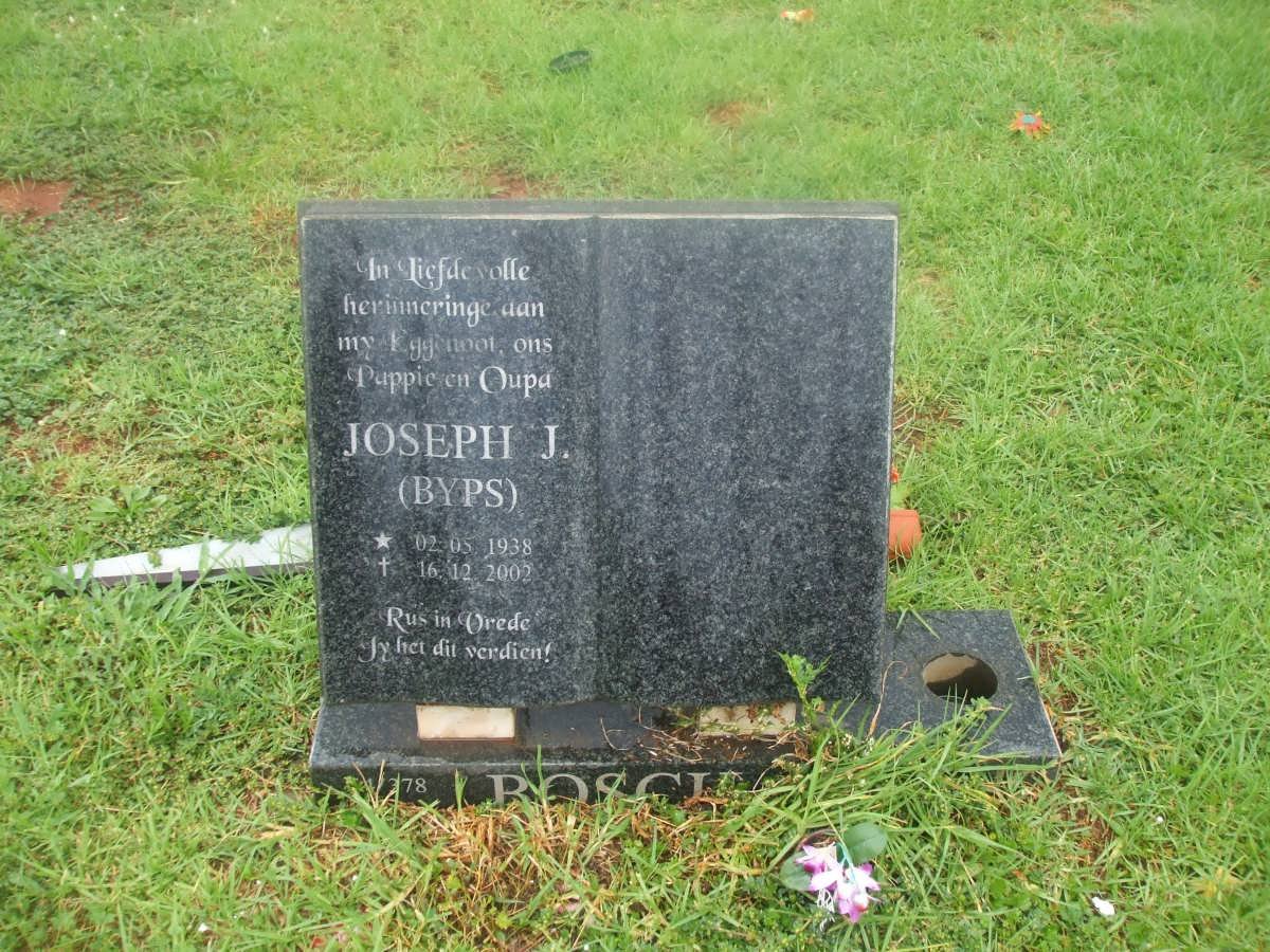 BOSCH Joseph J. 1938-2002